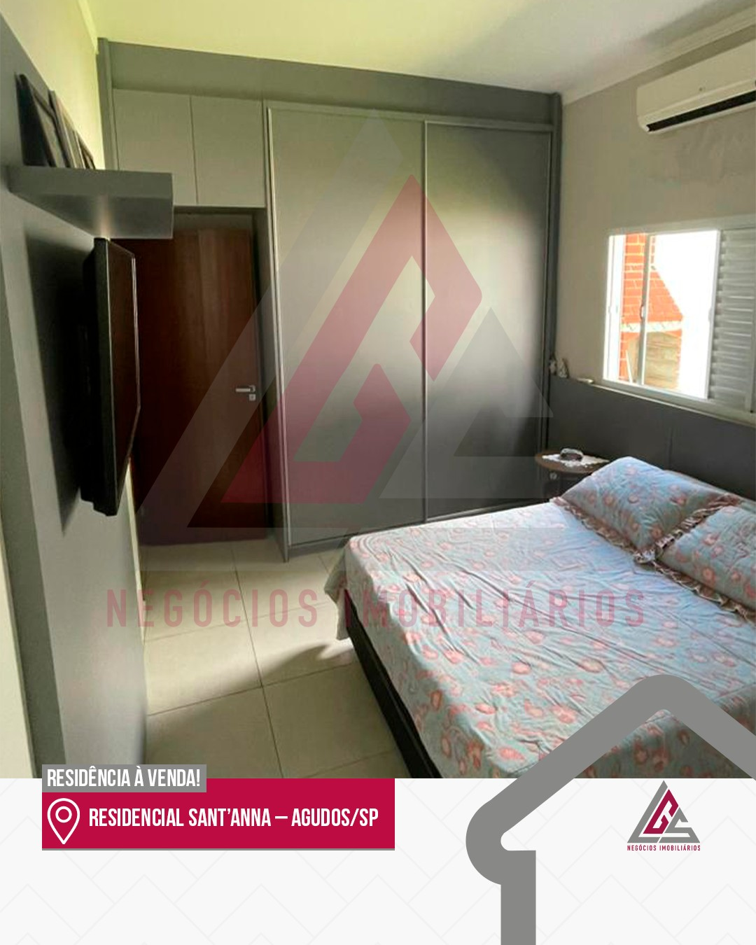 Casa à Venda por R$500.000 no Residencial Sant’Anna em Agudos/SP