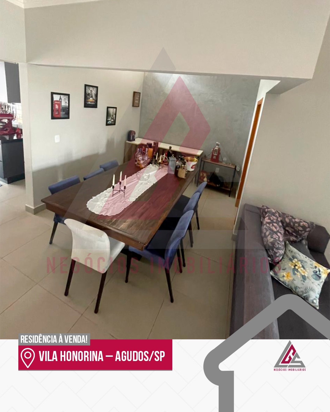 Casa à Venda por R$950.000,00 no Bairro Vila Honorina em Agudos/SP