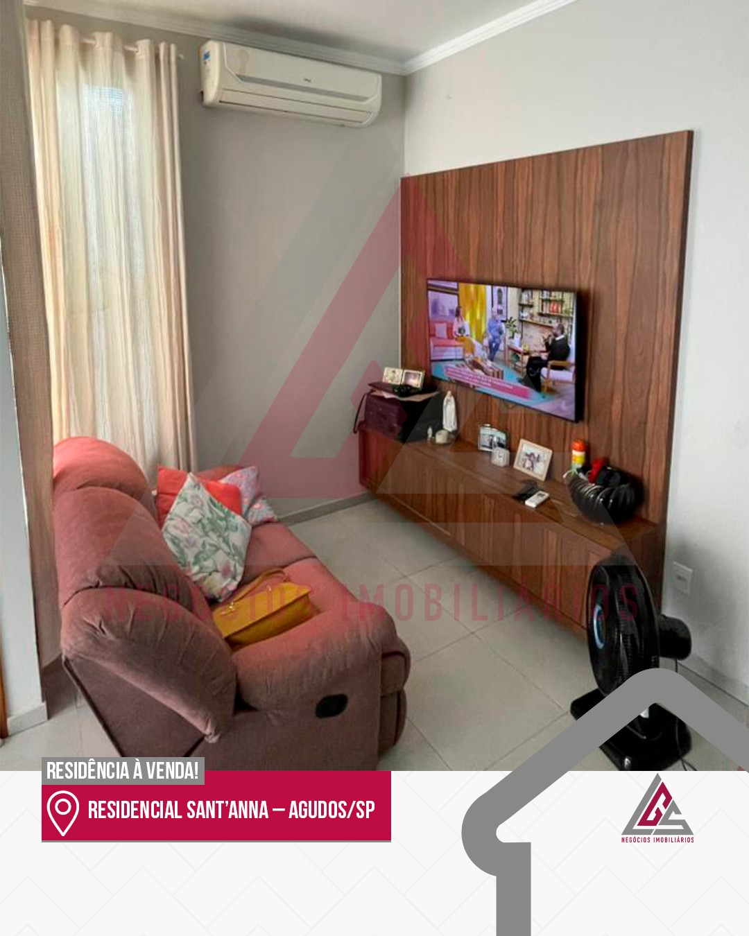 Casa à Venda por R$500.000 no Residencial Sant’Anna em Agudos/SP