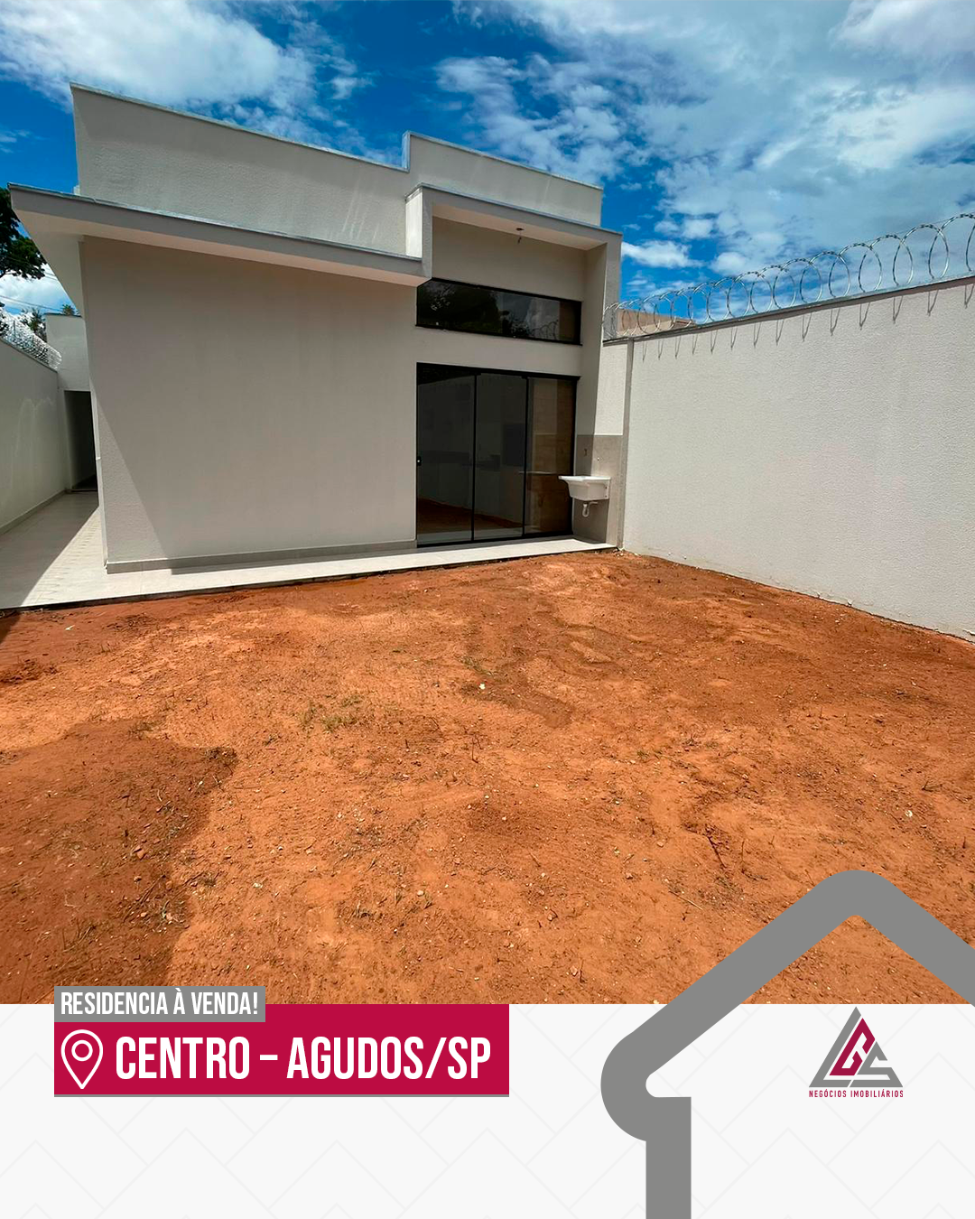 Casa NOVA à venda no Centro de Agudos