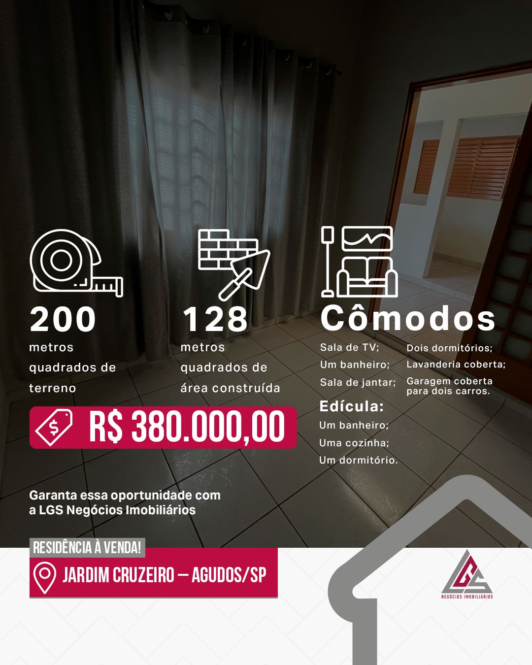 Linda casa à venda no Jd. Cruzeiro